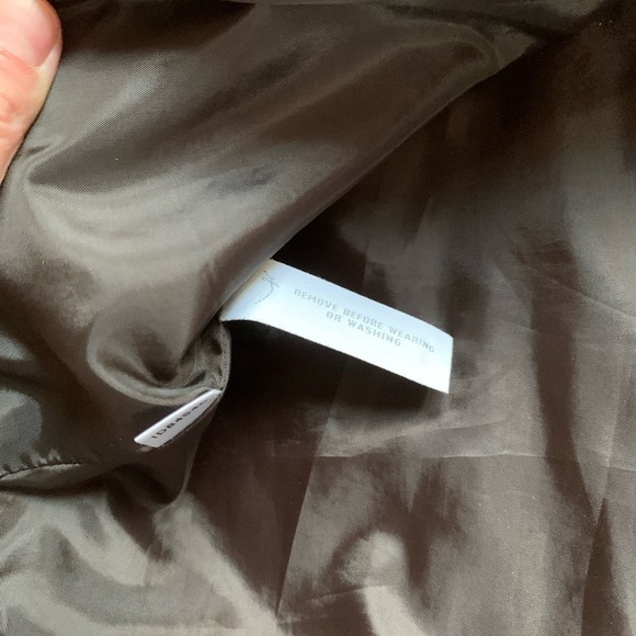 LOFT Oatmeal Bell Sleeve Empire Waisted Peacoat - Picture 9 of 11